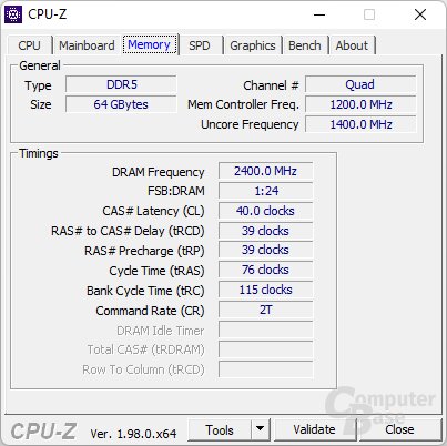CPU, Mainboard und DDR5 im Corsair One i300