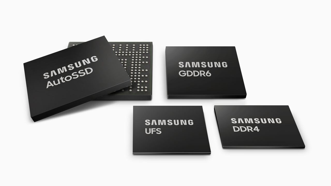 Infotainment: Samsung fertigt neue SSDs, GDDR6 und DDR4 fürs Auto