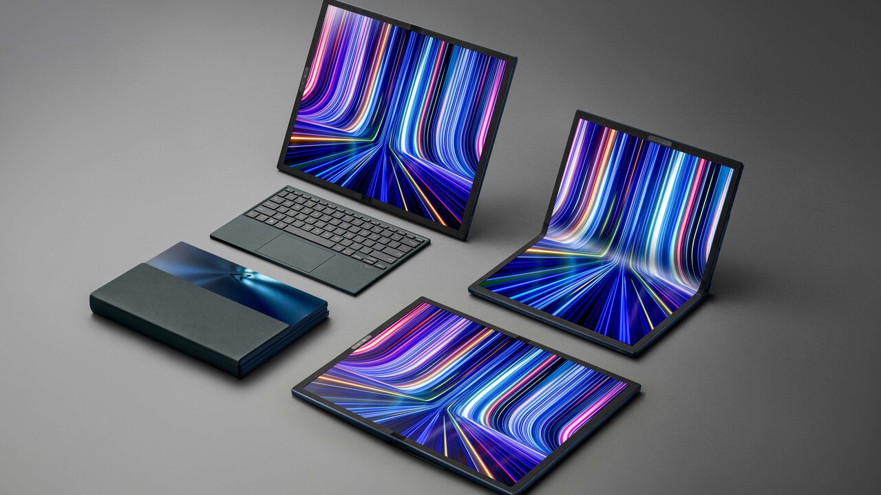Asus Zenbook 17 Fold OLED: 12,5-Zoll-Notebook faltet sich zum 17,3-Zoll-Tablet/PC