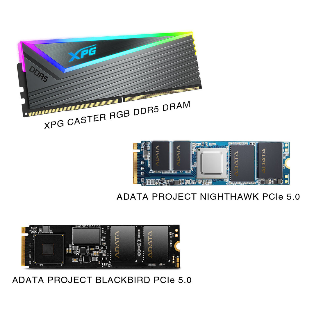 Adata auf der CES 2022: XPG DDR5 und PCIe-5.0-SSDs