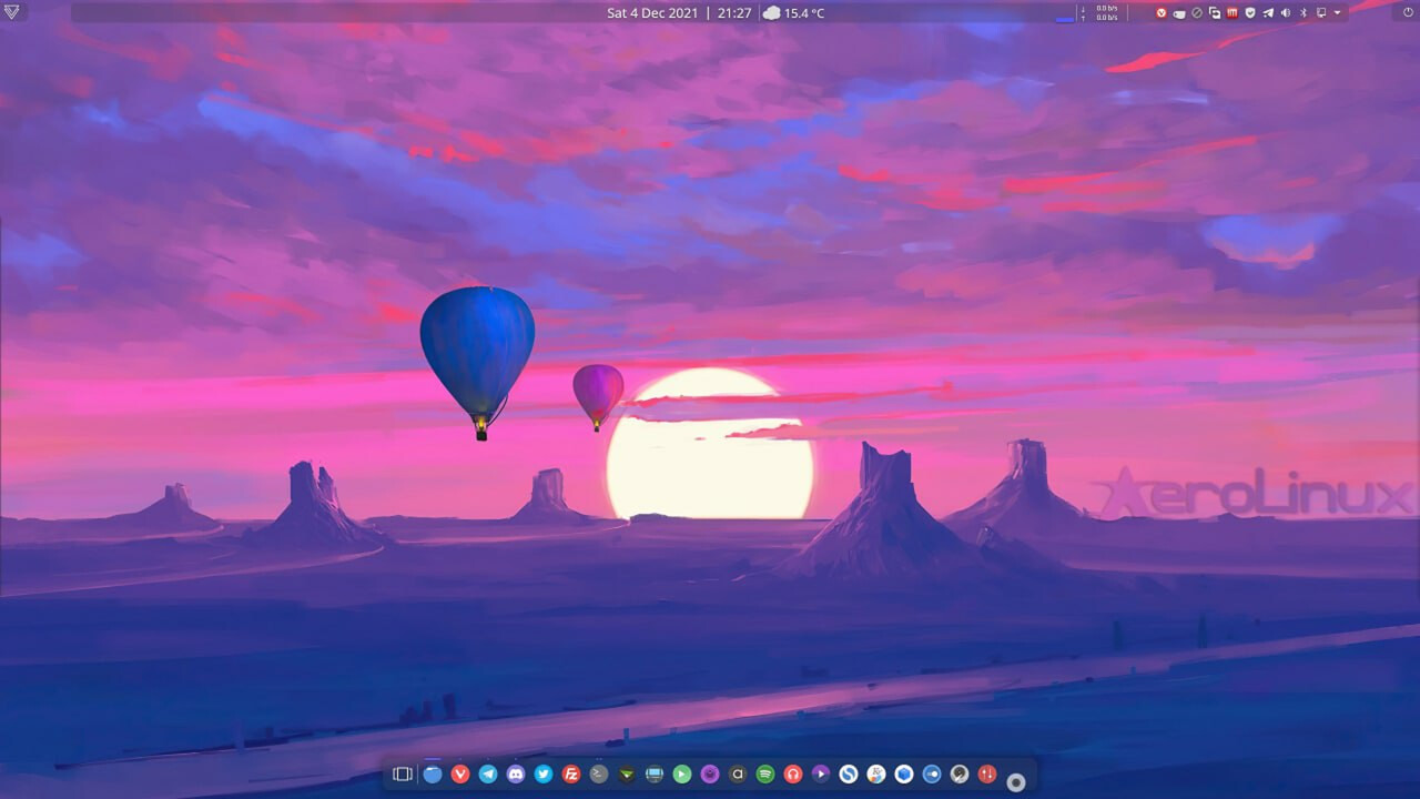 Xero Linux: KDE Plasma 5.23.4 mit optischen Raffinessen