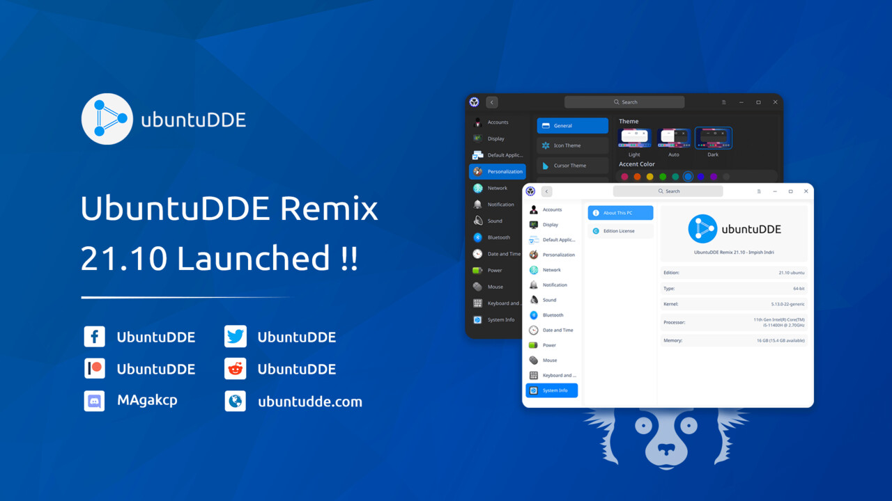 UbuntuDDE Remix 21.10: Ubuntu mit neuem Deepin Desktop Environment