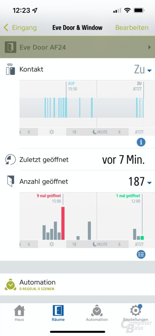 Eve Door & Window: Die Werte, Statistiken und Funktionen in der Eve-App