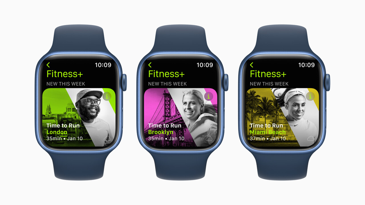 Apple Fitness+: Trainingsprogramme und „Zeit fürs Laufen“ starten