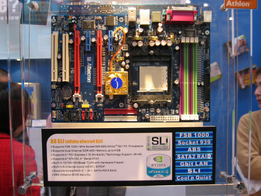 Albatron SLI-Board für AMD