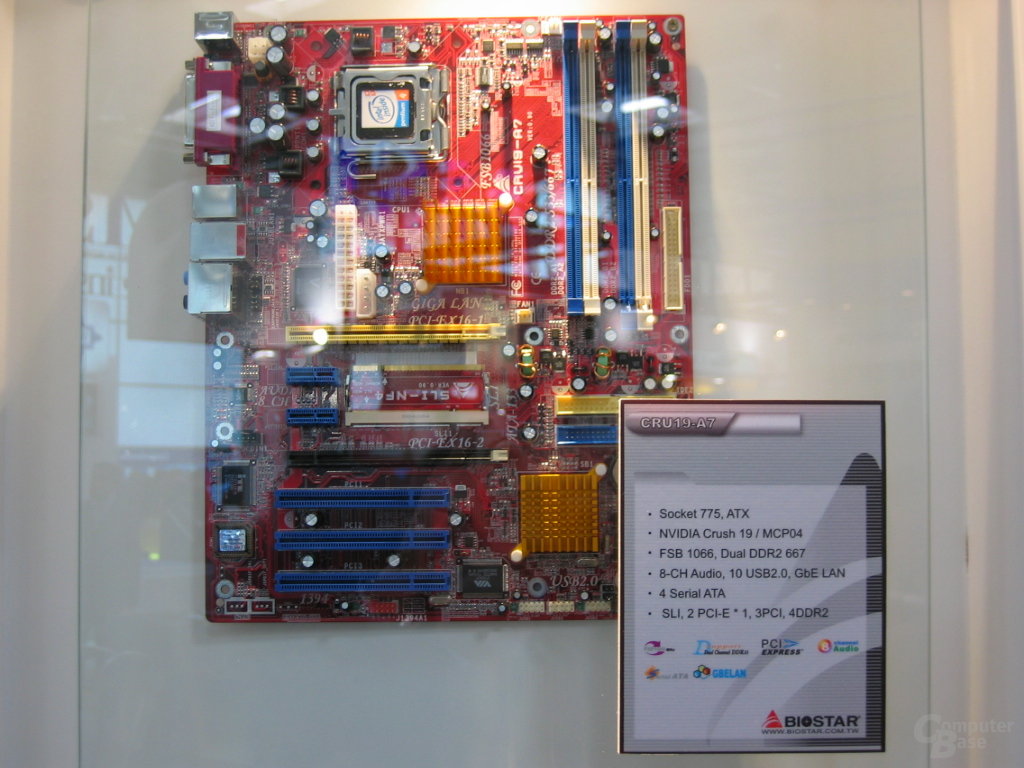 Biostar SLI-Board für Intel