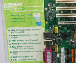 MSI K8NM8 im Micro-BTX-Formfaktor