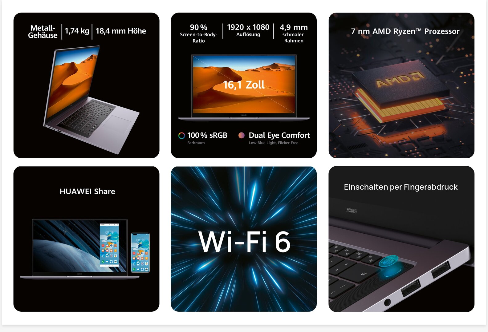 Gute Gründe für das Huawei MateBook D16