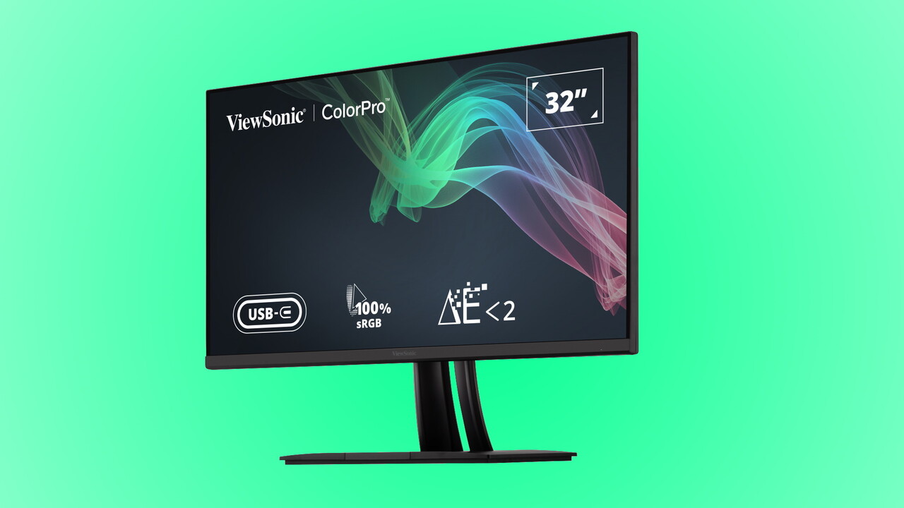 ViewSonic VP3256-4K: 32"-IPS-Monitor mit Pantone-validierter Farbtreue