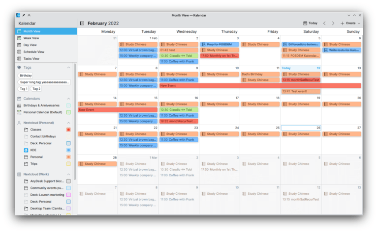 Die neue Kalender-App