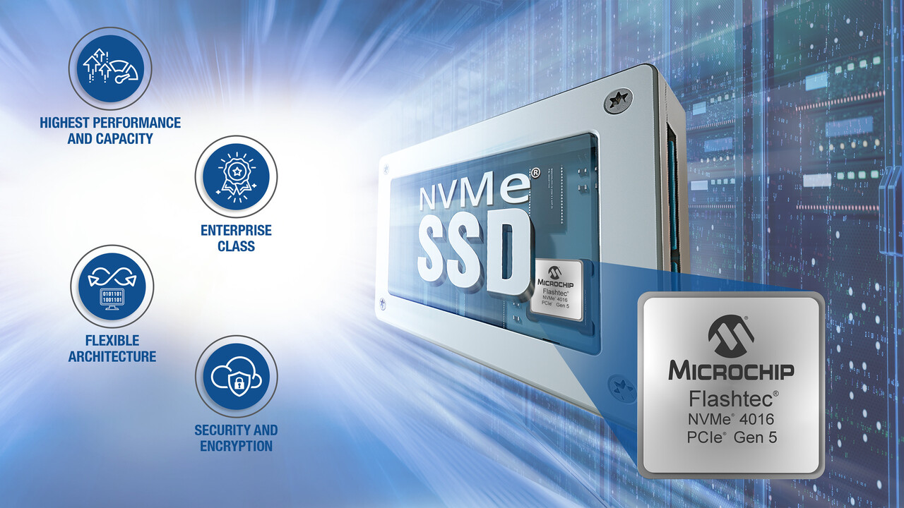Flashtec NVMe 4016: SSD-Controller mit PCIe 5.0 für 3+ Mio. IOPS und 200+ TB