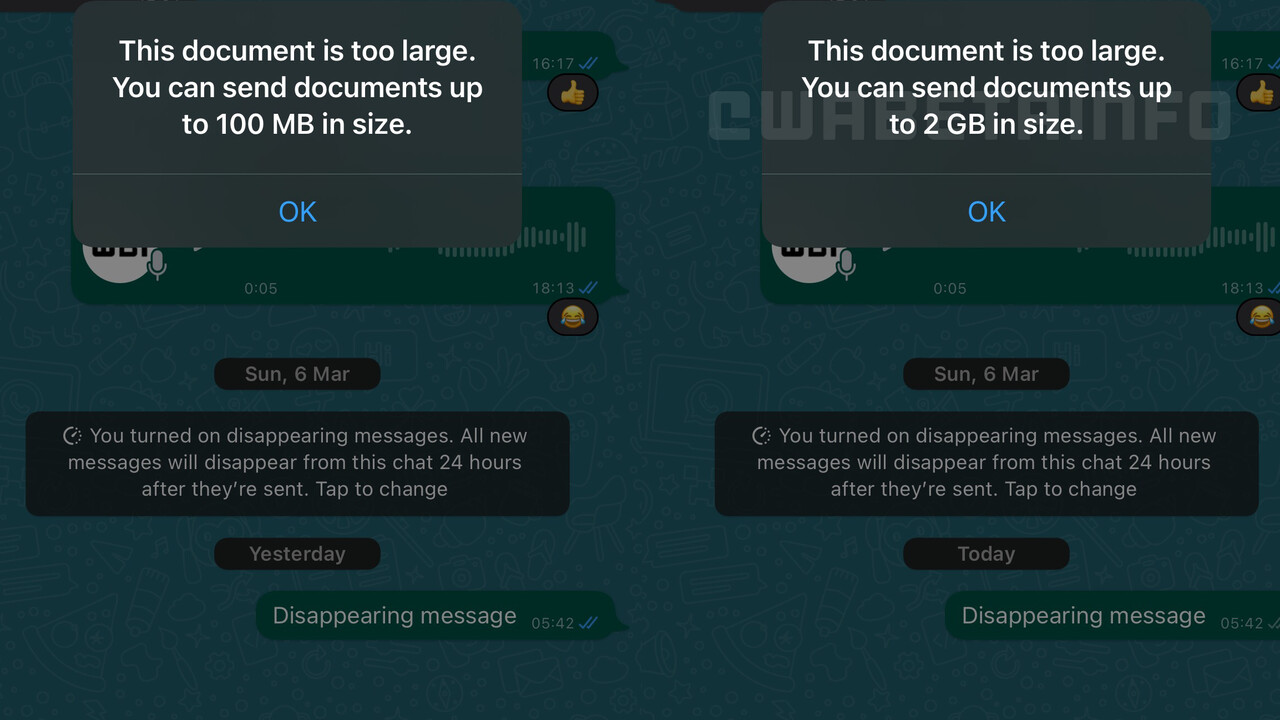 Messenger: WhatsApp will maximale Dateigröße verzwanzigfachen