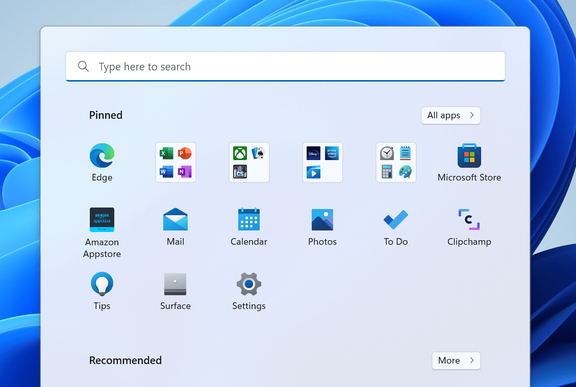 Windows 11 mendapatkan folder di menu mulai untuk pertama kalinya