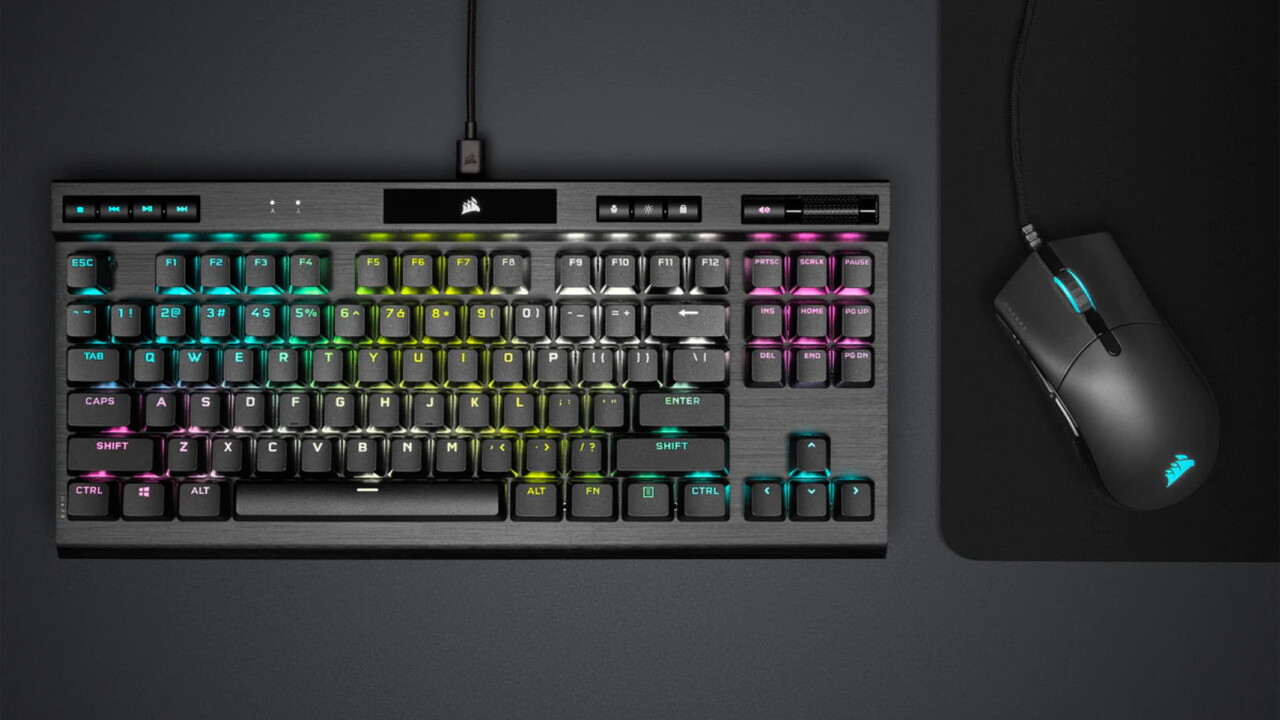 Corsair K70 RGB TKL: Kompakttastatur auch mit Opto-Mechanik verfügbar