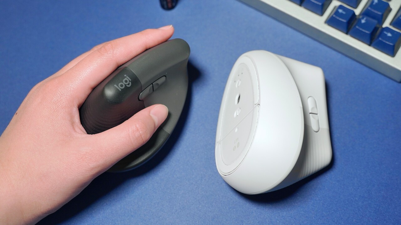 Logitech Lift im Hands-On: Vertikale Maus für Links- und Rechtshänder ausprobiert