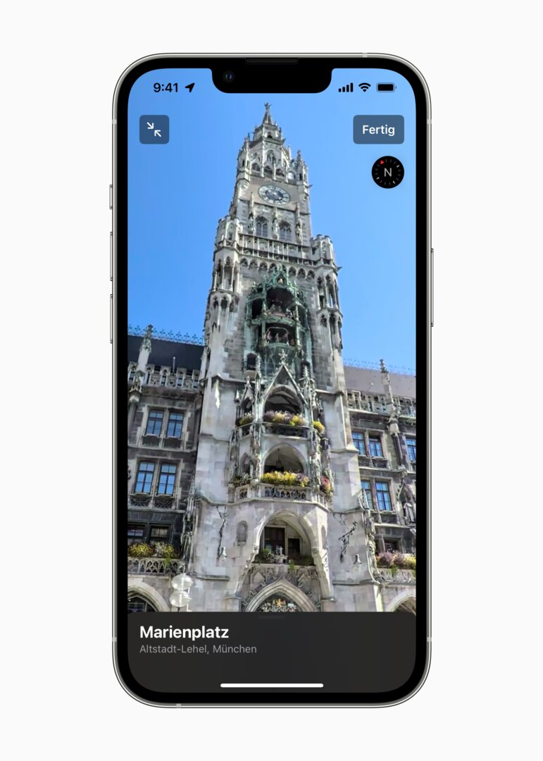 Umsehen-Funktion am Marienplatz München
