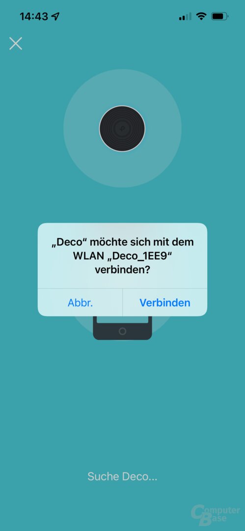 Deco-App mit dem Deco XE75
