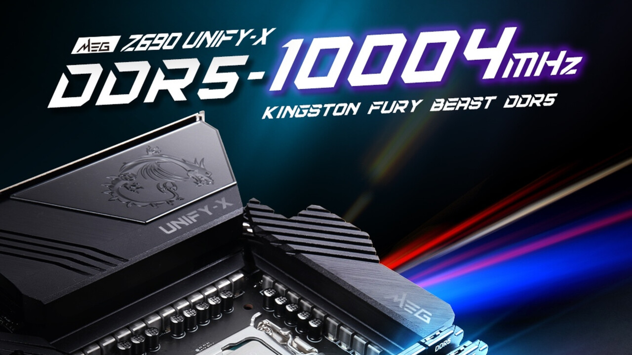 OC-Weltrekord: MSI und Kingston erreichen DDR5-10000 CL72-126-126-126