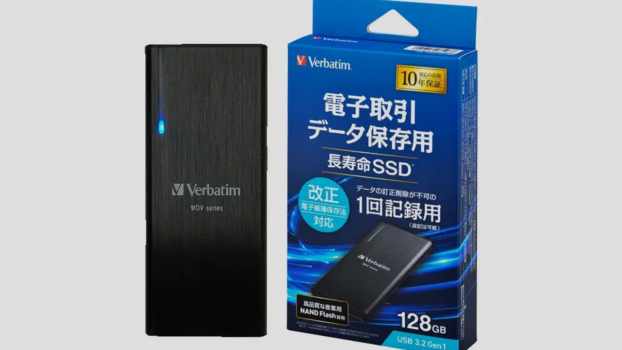 Kurios: Verbatim bringt einmalig beschreibbare SSD