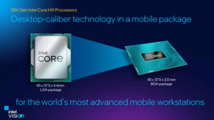 Intel Core i-12000HX: Der große 8+8-Kern-Desktop-Chip kommt ins Notebook