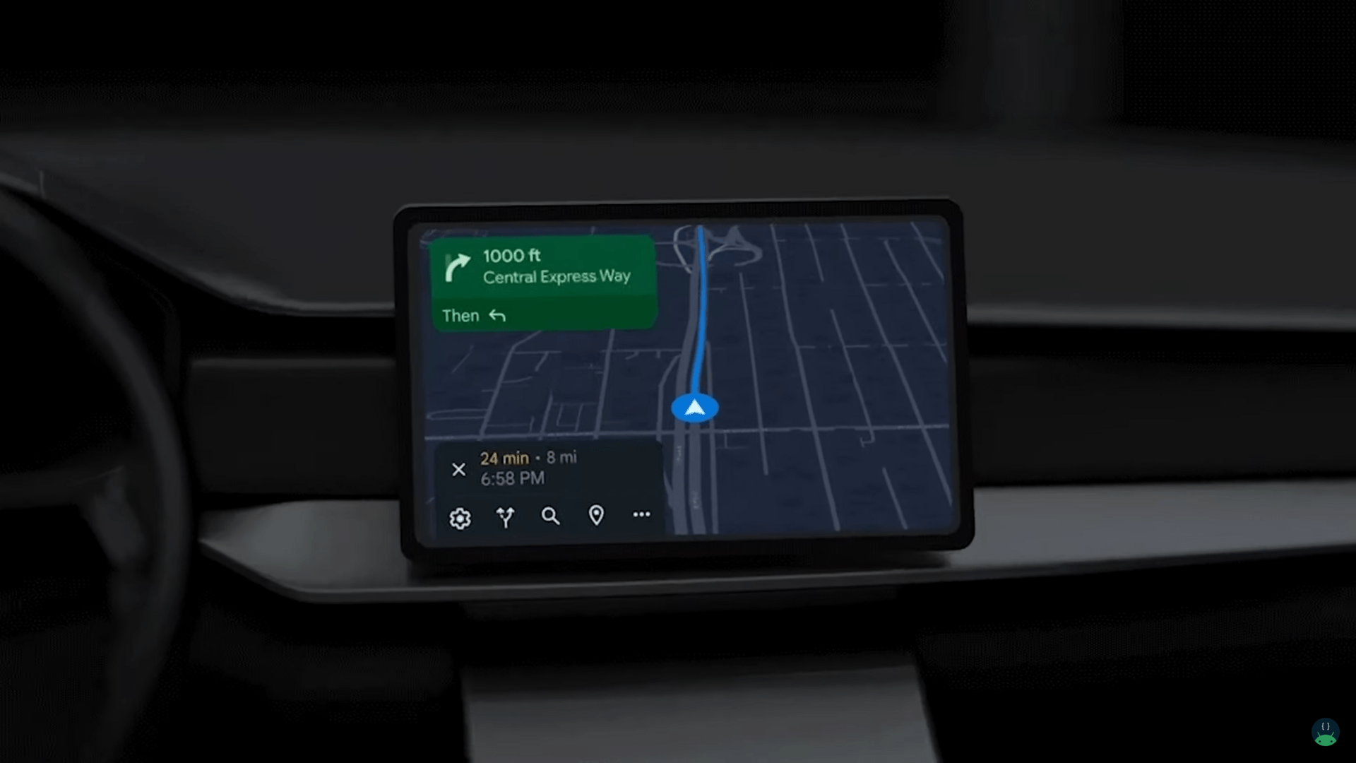 Die neue „Coolwalk“-UX von Android Auto unterstützt viele Displayformate