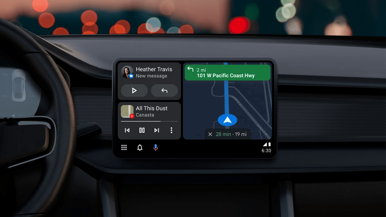 Die neue Navigation von Android Auto