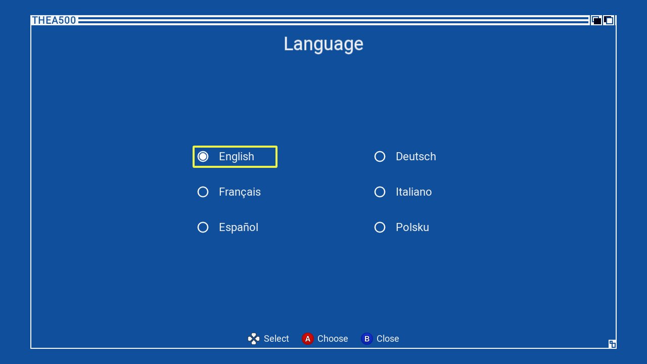 Insgesamt werden 6 Sprachen unterstützt
