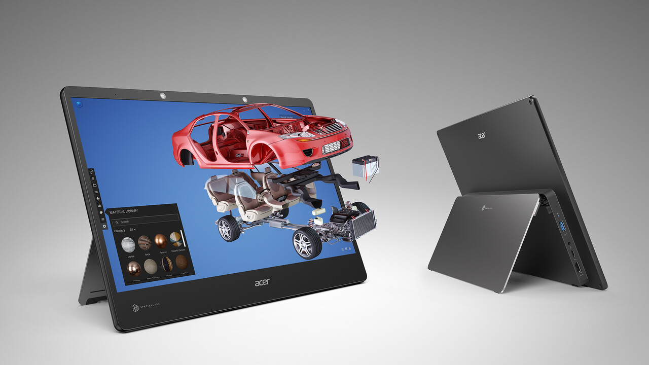 Acer SpatialLabs View: 4K-Monitore mit stereo­sko­pischem 3D auch für Spieler