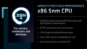AMD Ryzen 7000: Raphael mit Zen 4 soll Single-Core „über 15 %“ zulegen