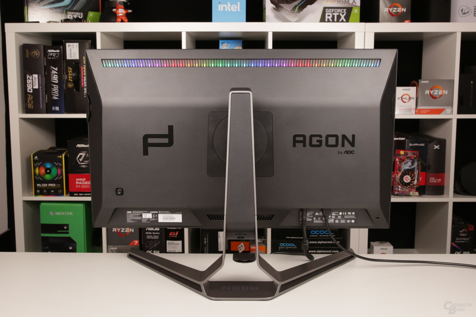 RGB-Beleuchtung des AOC PD Agon Pro PD32M