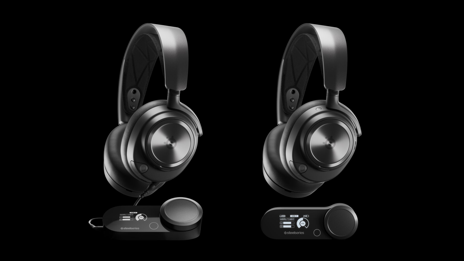 SteelSeries ArctisPro Wireless イヤーパッド2種付