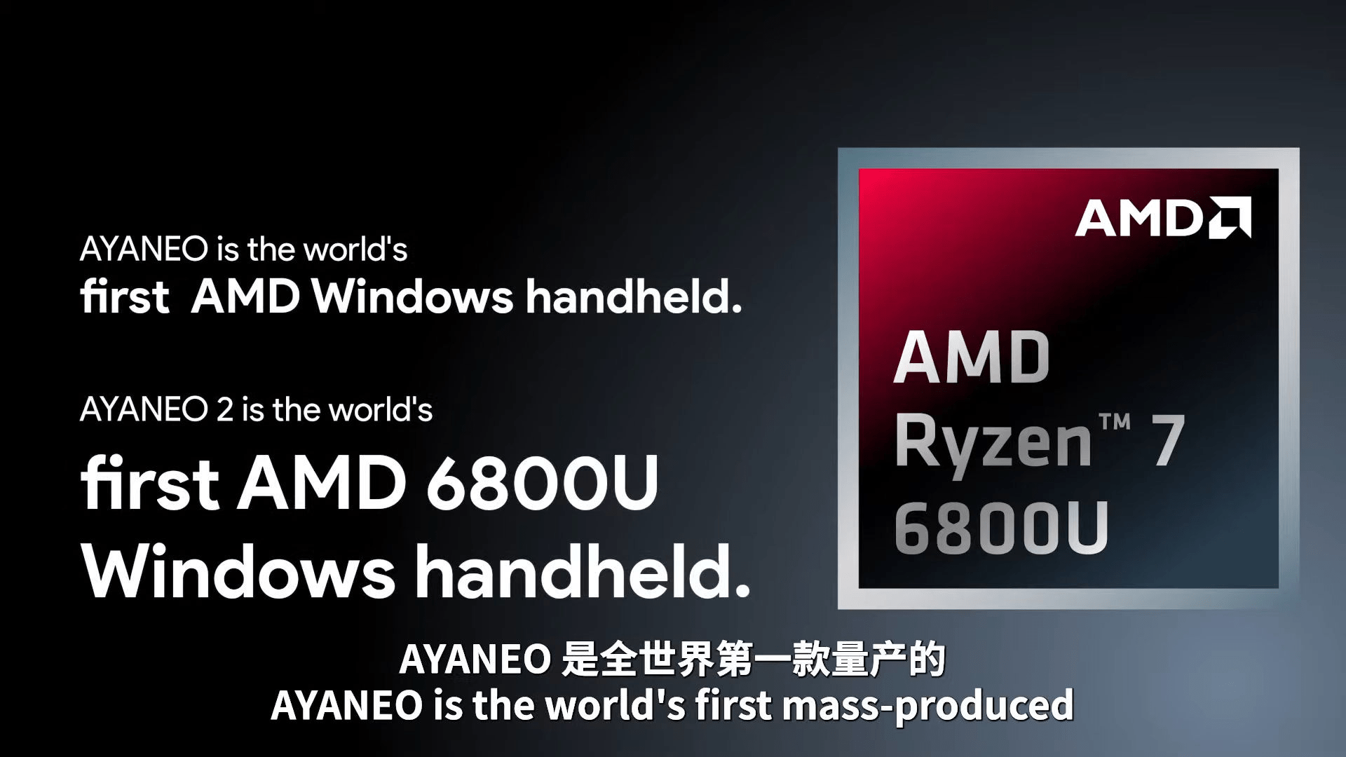 Ayaneo 2 mit AMD Ryzen 7 6800U