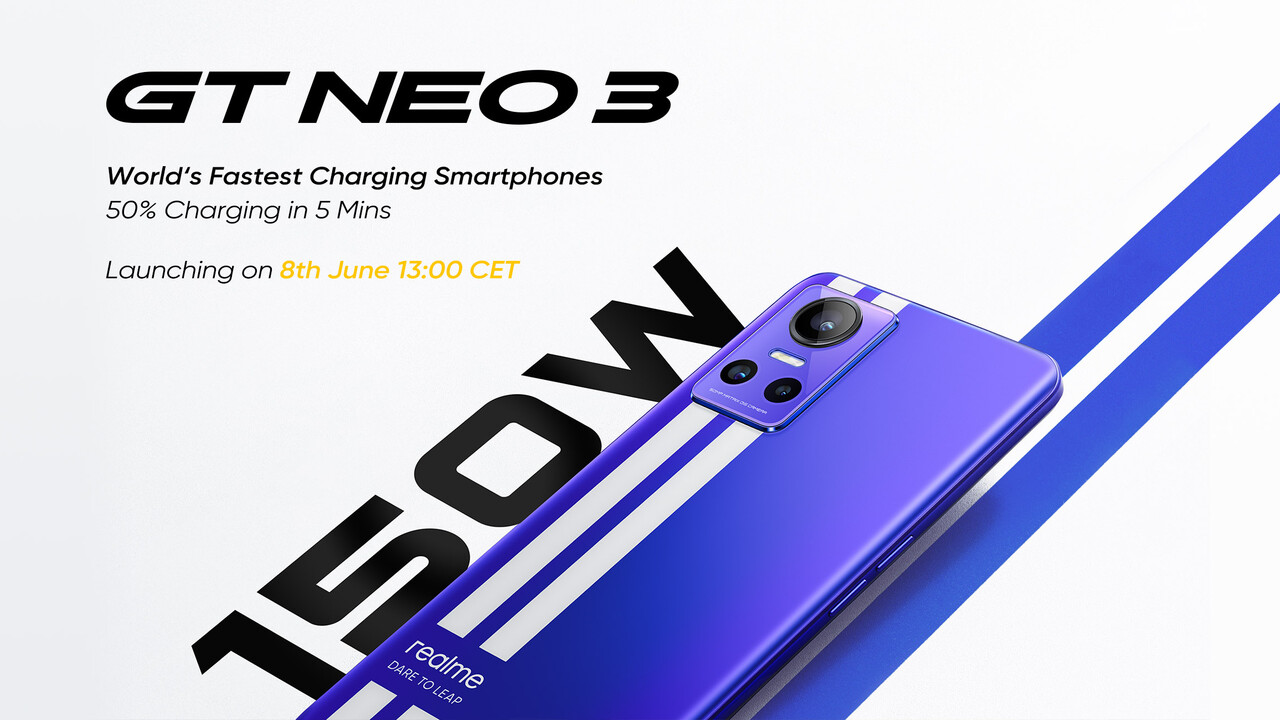 realme GT Neo 3 (T): smartphone dengan pengisi daya 150W datang ke Eropa