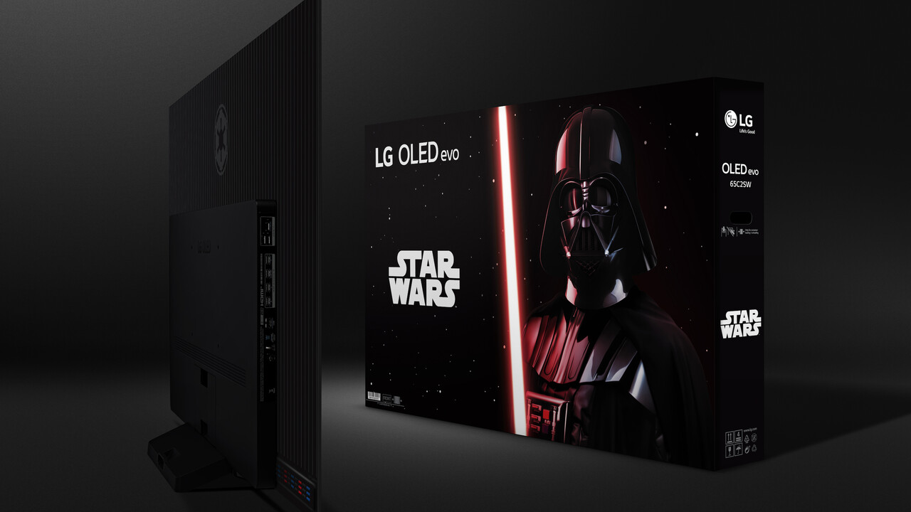 LG OLED Evo C2 TV: Limitierte Star-Wars-Edition röchelt wie Darth Vader