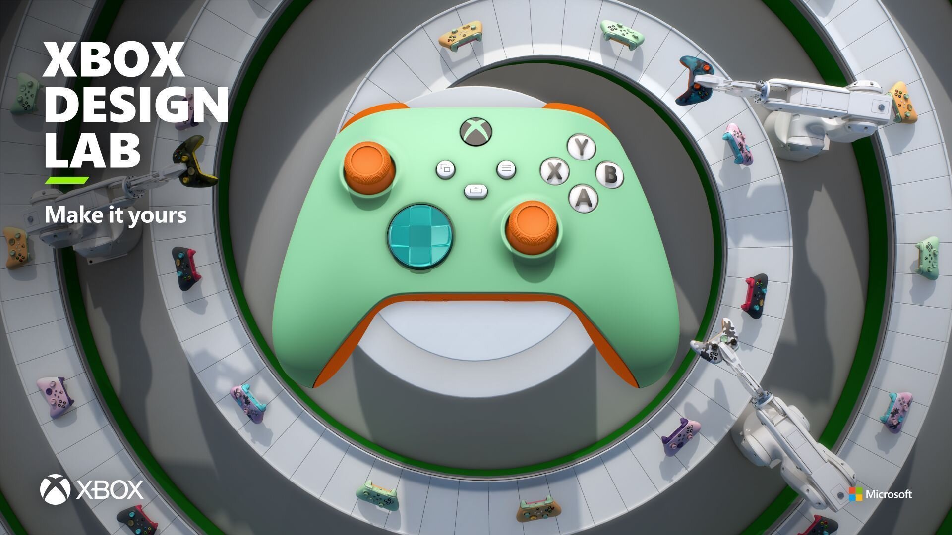 Neue Farbkombinationen im Xbox Design Lab
