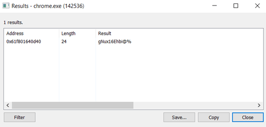 Der ProcessHacker findet Passwörter im RAM