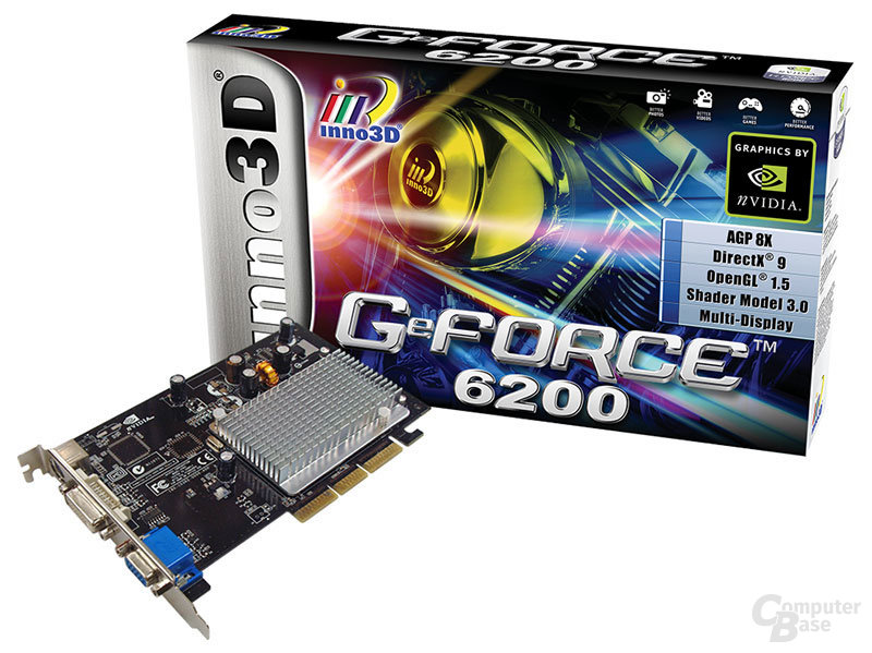 Inno3D GeForce 6200A für AGP