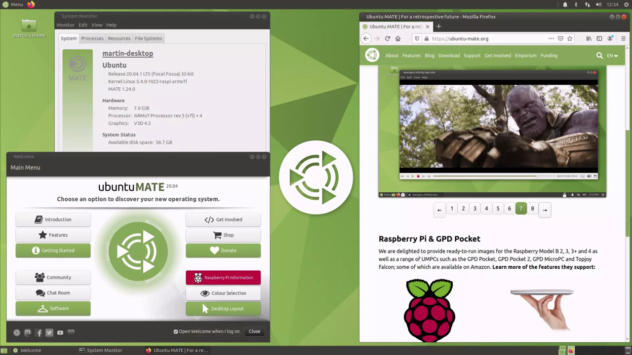 Einplatinencomputer: Ubuntu MATE 22.04 LTS für den Raspberry Pi optimiert