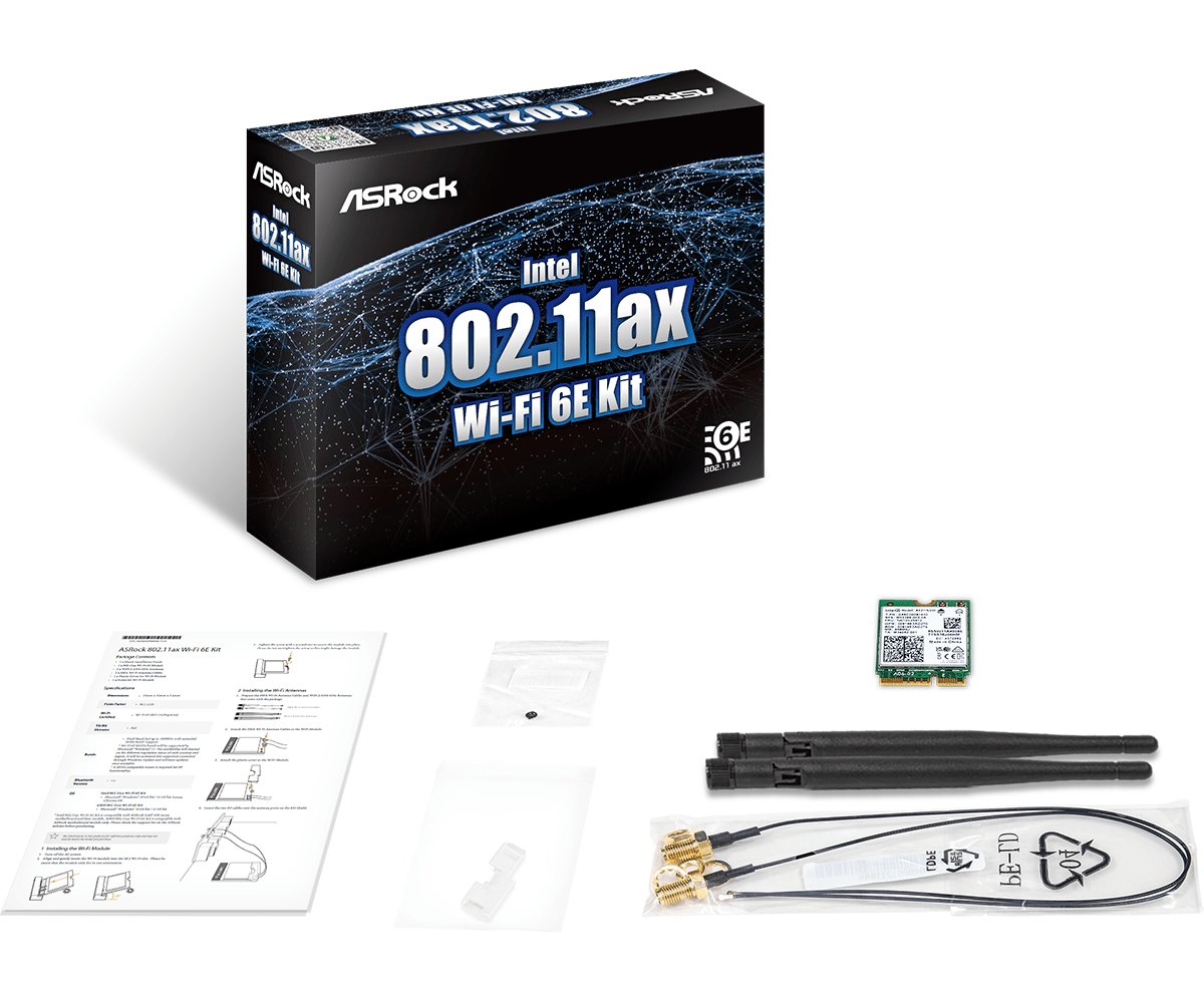802.11ax Wi-Fi 6E Kit für Intel
