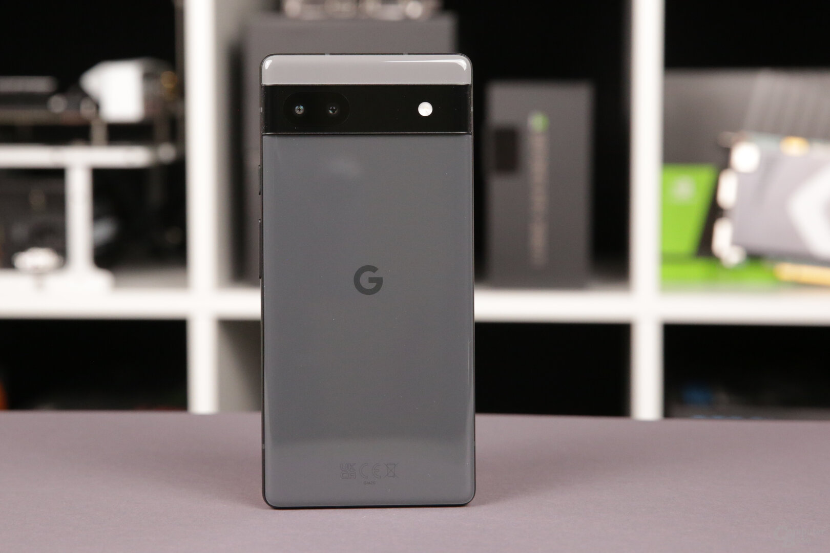 Pixel 6a in two-tone 'Charcoal'