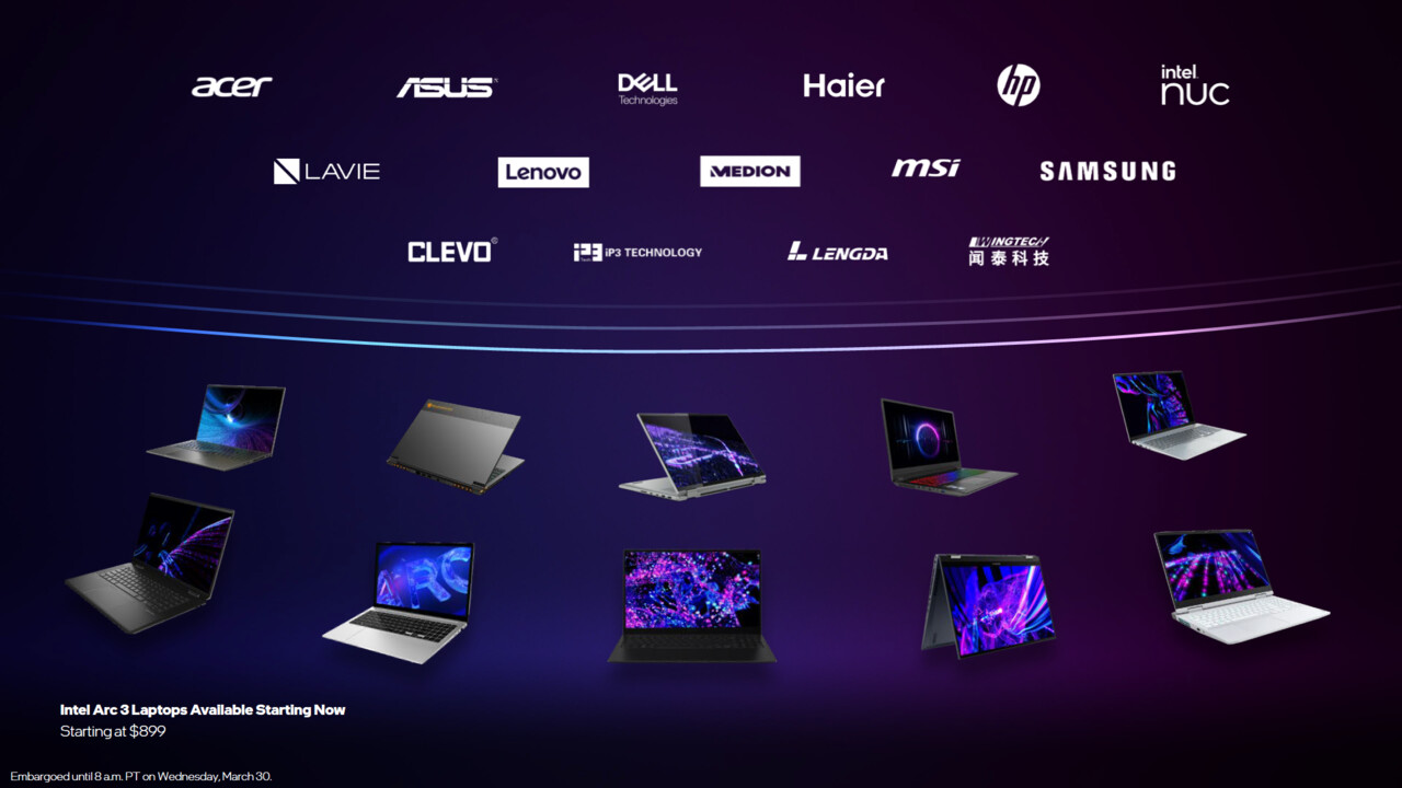 Intel NUC X15 Laptop Kit: Referenz-Gaming-Notebook kommt mit Arc A730M/A550M