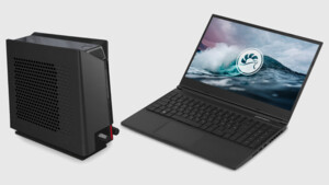 Notebook-Wasserkühlung: Die Tuxedo Aquaris ist ein Linux-Double der XMG Oasis