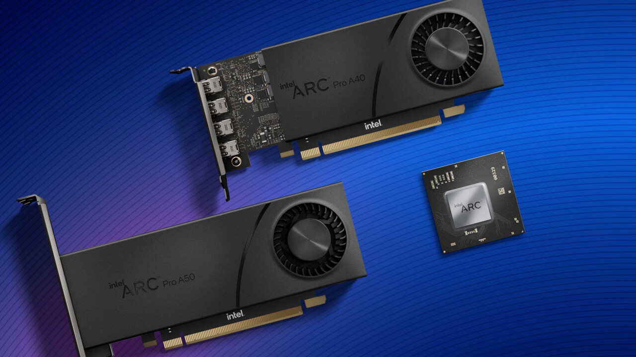 Workstation-Grafikkarten: Intel stellt Arc Pro A50, Arc Pro A40 und Arc Pro A30M vor