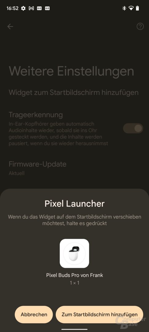 Pixel-Buds-App mit Pixel Buds Pro