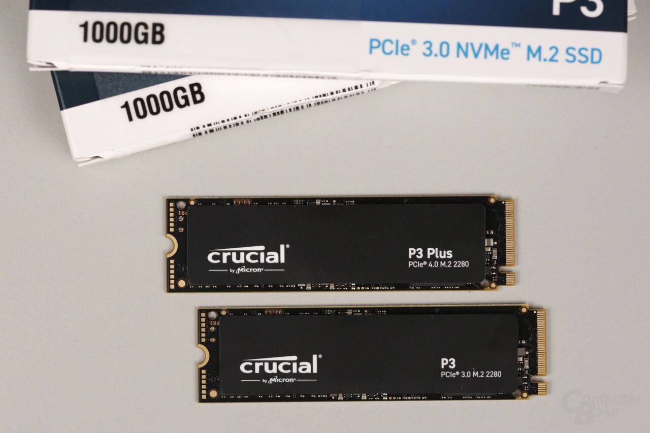 Crucial P3 und P3 Plus QLC-SSDs im Test - ComputerBase