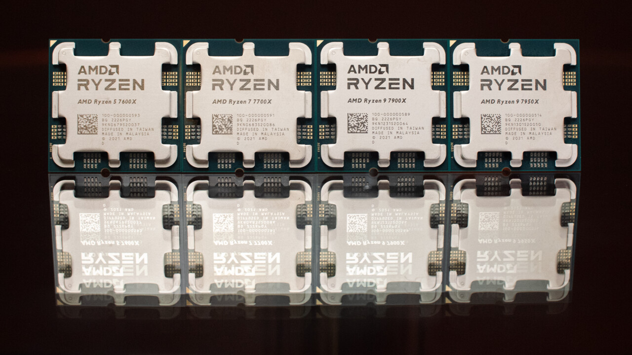 AMD Ryzen 7000: cuatro nuevas CPU que ofrecen +13 % de IPC y hasta 5,7 GHz de velocidad de reloj