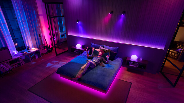 Philips Hue: Licht im Takt zum Samsung-Smartphone und Matter-Info