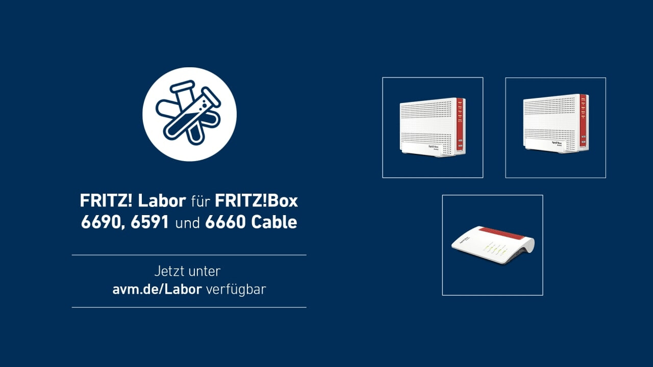 Vorschau auf AVM Fritz!OS 7.50: Aktualisierte Fritz!Labor für ADSL-, VDSL- und Kabelrouter