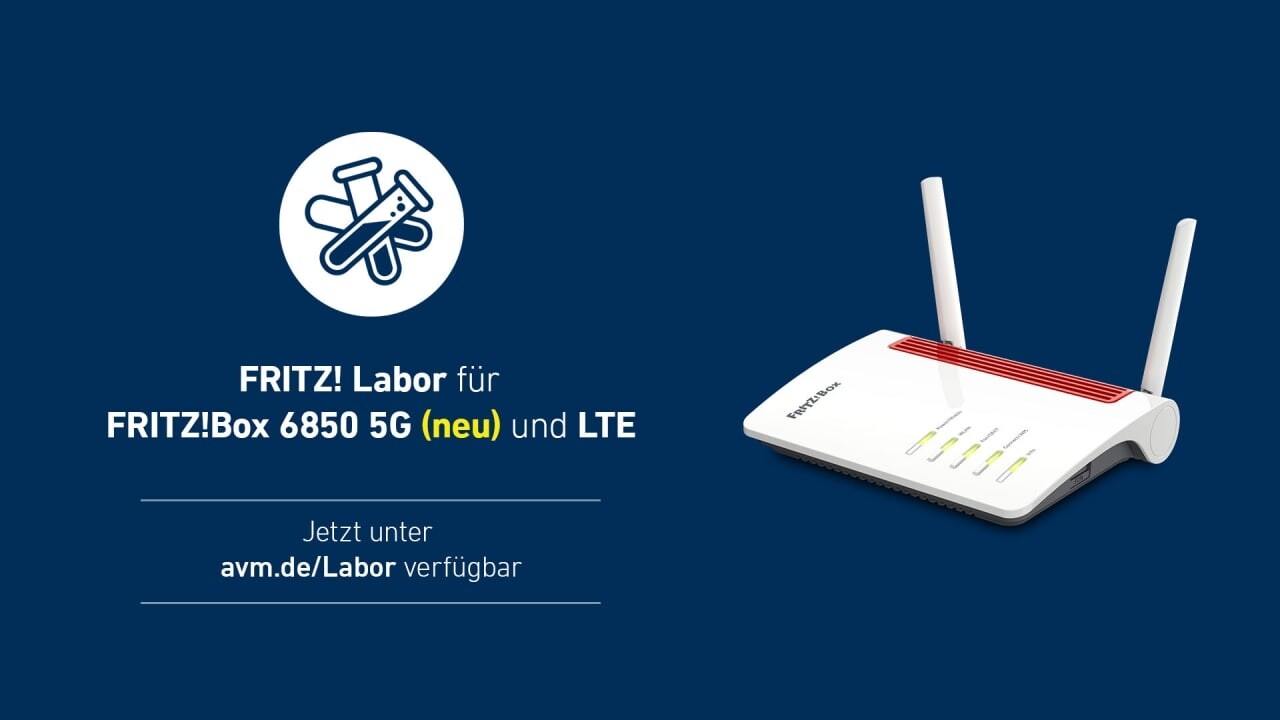 Vorschau auf Fritz!OS 7.50: Neue Labor-Firmware für DSL-, Kabel-, LTE- und 5G-Router