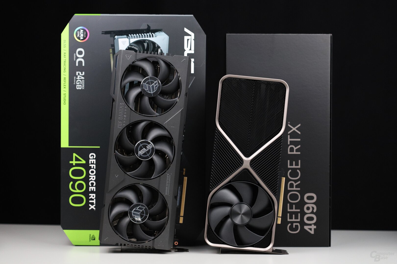 GeForce RTX 4090: Asus TUF Gaming und Nvidia Founders Edition